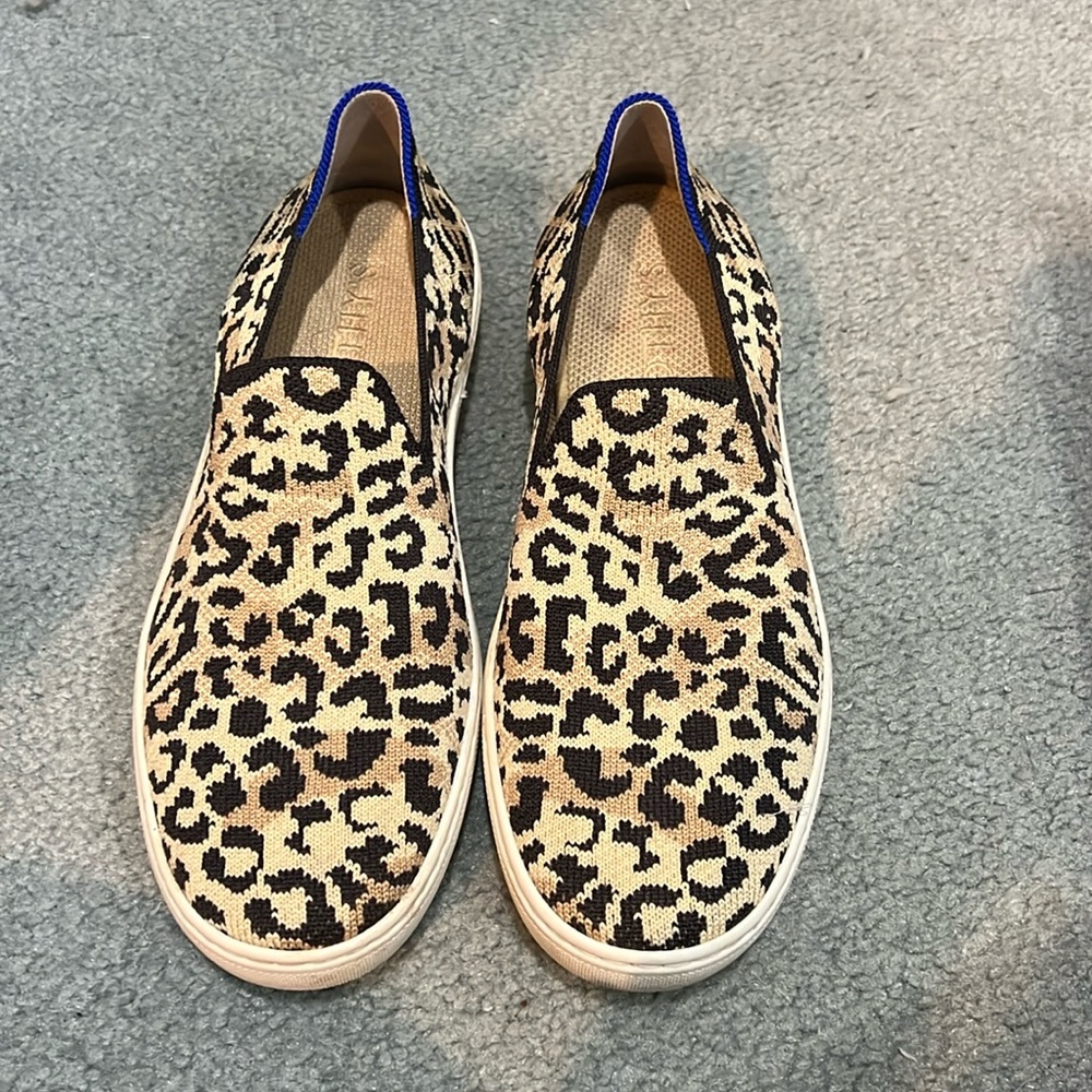 Rothy’s Cheetah/Leopard print slip on